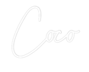 Custom Neon: Coco - VINTAGE SIGN
