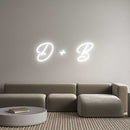 Custom Neon: D + B - VINTAGE SIGN
