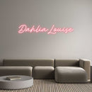 Custom Neon: DahliaLouise - VINTAGE SIGN