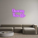 Custom Neon: Dancing Thru... - VINTAGE SIGN