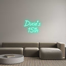 Custom Neon: Dixie’s 15th - VINTAGE SIGN