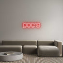 Custom Neon: DOC'S - VINTAGE SIGN