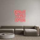 Custom Neon: DRIVE THRU ... - VINTAGE SIGN