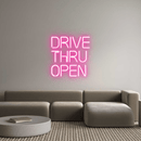 Custom Neon: DRIVE THRU ... - VINTAGE SIGN