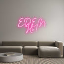Custom Neon: EDEN. Hi. ! - VINTAGE SIGN