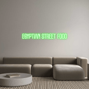 Custom Neon: EGYPTIAN STRE... - VINTAGE SIGN