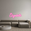 Custom Neon: Elizabeth - VINTAGE SIGN