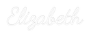 Custom Neon: Elizabeth - VINTAGE SIGN