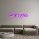 Custom Neon: Emma’s farm - VINTAGE SIGN