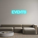 Custom Neon: EVENTS - VINTAGE SIGN