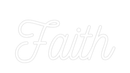 Custom Neon: Faith - VINTAGE SIGN