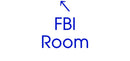 Custom Neon: ↖ FBI Room - VINTAGE SIGN