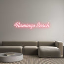 Custom Neon: Flamingo Beach - VINTAGE SIGN