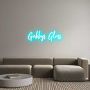 Custom Neon: Gabbys Glass - VINTAGE SIGN