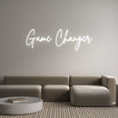 Custom Neon: Game Changer - VINTAGE SIGN