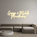 Custom Neon: George & Mich... - VINTAGE SIGN