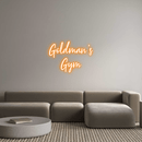 Custom Neon: Goldman's Gym - VINTAGE SIGN