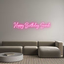 Custom Neon: Happy Birthda... - VINTAGE SIGN