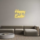 Custom Neon: Happy Easter - VINTAGE SIGN