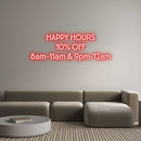 Custom Neon: HAPPY HOURS ... - VINTAGE SIGN