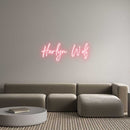 Custom Neon: Harlyn Wolf - VINTAGE SIGN