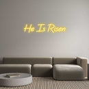 Custom Neon: He Is Risen - VINTAGE SIGN