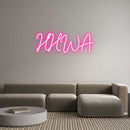 Custom Neon: HHWA - VINTAGE SIGN
