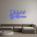 Custom Neon: I licked it ... - VINTAGE SIGN