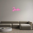 Custom Neon: Jardin - VINTAGE SIGN