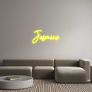 Custom Neon: Jasmine - VINTAGE SIGN