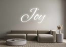Custom Neon: Joy - VINTAGE SIGN