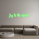 Custom Neon: Joy to the Wo... - VINTAGE SIGN