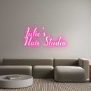 Custom Neon: Julie's Hair... - VINTAGE SIGN