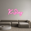 Custom Neon: K - Slay - VINTAGE SIGN