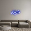 Custom Neon: Kate - VINTAGE SIGN