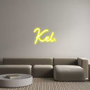Custom Neon: Kel. - VINTAGE SIGN