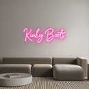 Custom Neon: Kinky Boots - VINTAGE SIGN