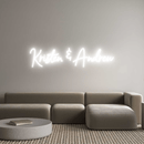 Custom Neon: Kristen & And... - VINTAGE SIGN