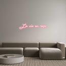 Custom Neon: La vie en rose - VINTAGE SIGN
