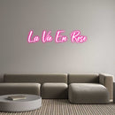 Custom Neon: La Vie En Rose - VINTAGE SIGN