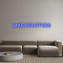 Custom Neon: LAKE INDUSTRIES - VINTAGE SIGN