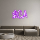 Custom Neon: LCA - VINTAGE SIGN