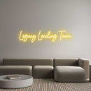 Custom Neon: Legacy Lendin... - VINTAGE SIGN