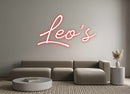 Custom Neon: Leo’s - VINTAGE SIGN