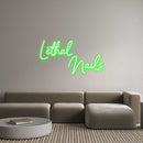 Custom Neon: Lethal ... - VINTAGE SIGN