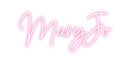 Custom Neon: MaryJo - VINTAGE SIGN