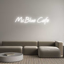 Custom Neon: McBlue Cafe - VINTAGE SIGN