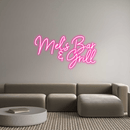 Custom Neon: Mel’s Bar & ... - VINTAGE SIGN