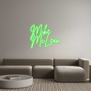 Custom Neon: Mike McLean - VINTAGE SIGN
