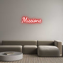 Custom Neon: Missions - VINTAGE SIGN